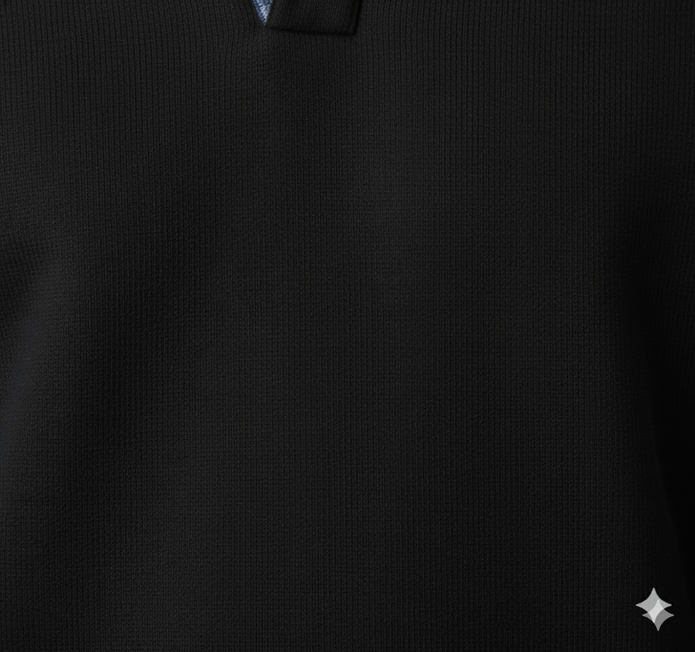 Lässiger Herrenpullover mit Reverskragen | Bequem | Freizeit