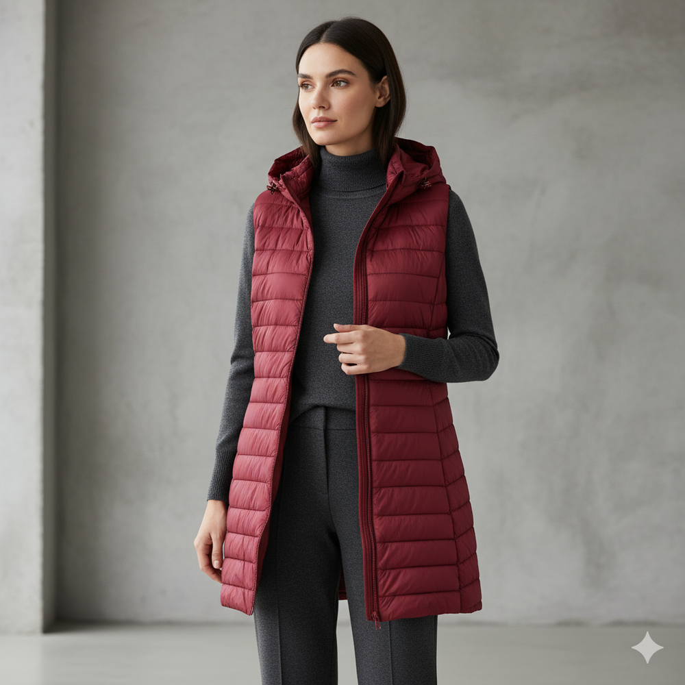Damenweste mit Kapuze | Leicht & Warm für Herbst/Winter