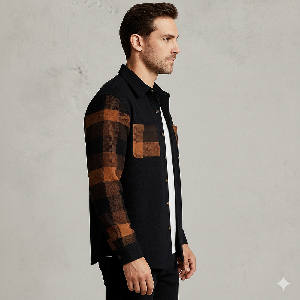 Herren Kariertes Freizeithemd | Leicht & Atmungsaktiv Herbst