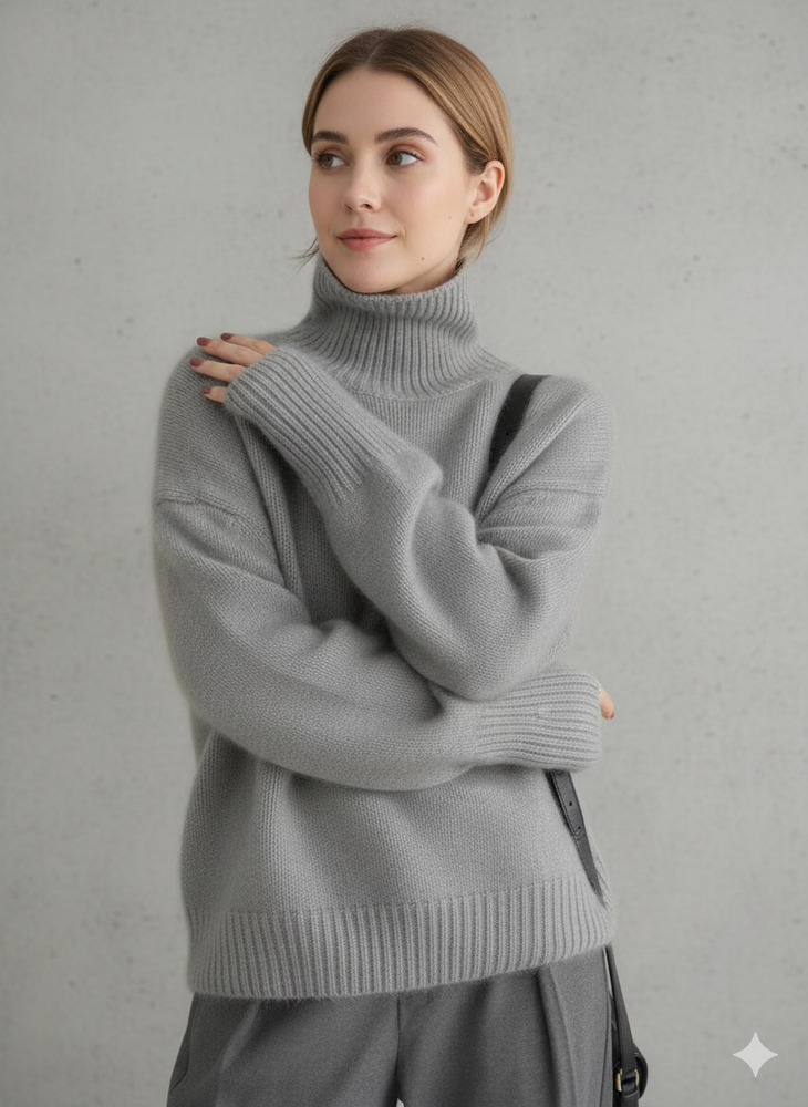 Kuscheliger Damen Rollkragenpullover | Herbst Winter