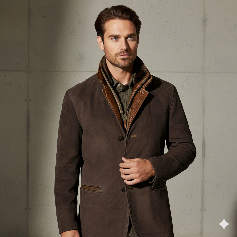 Herren Sakko aus Wildleder | Freizeit & Übergang | Herbst/Winter