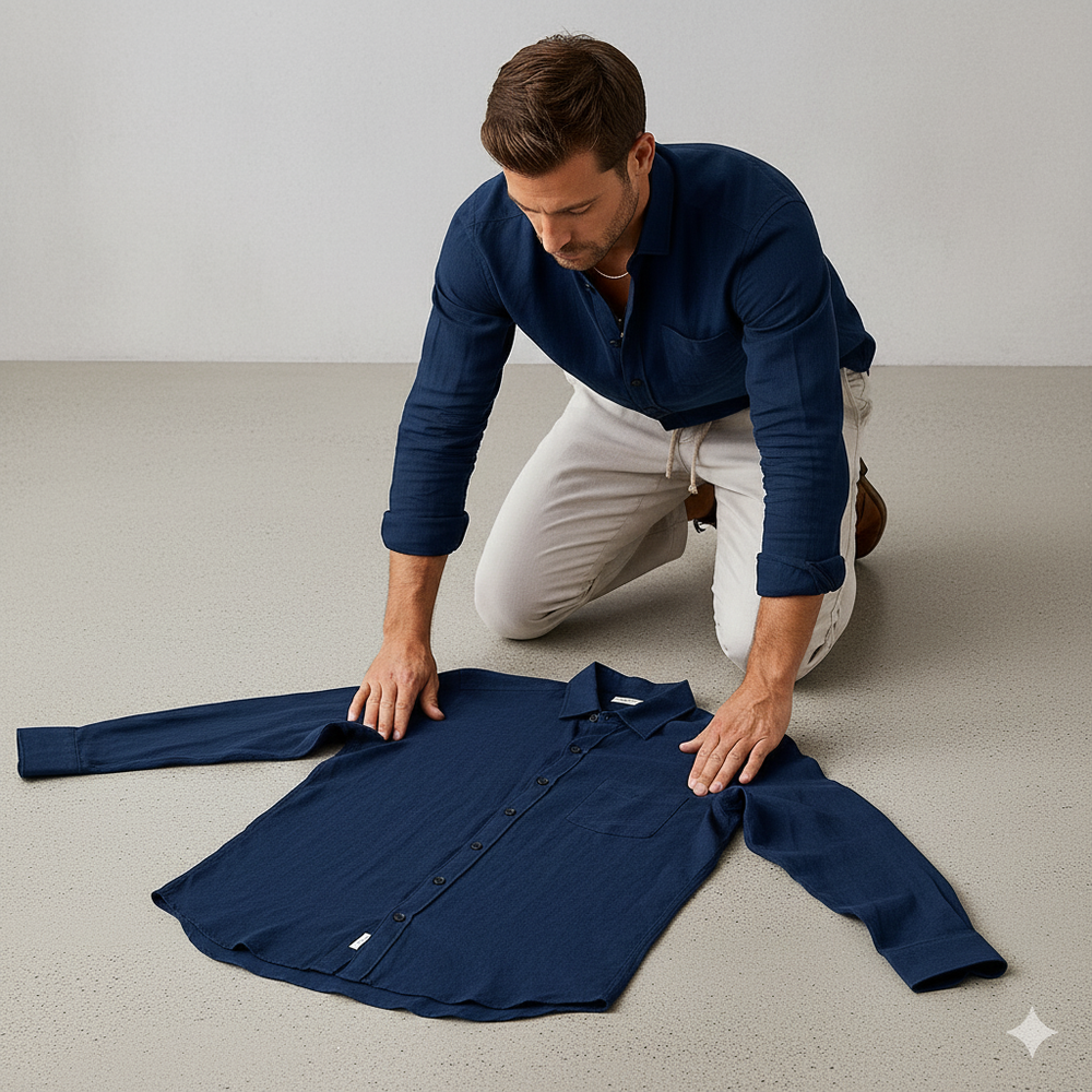 Herren Leinenhemd | Atmungsaktiv & Lässig für Herbst & Freizeit