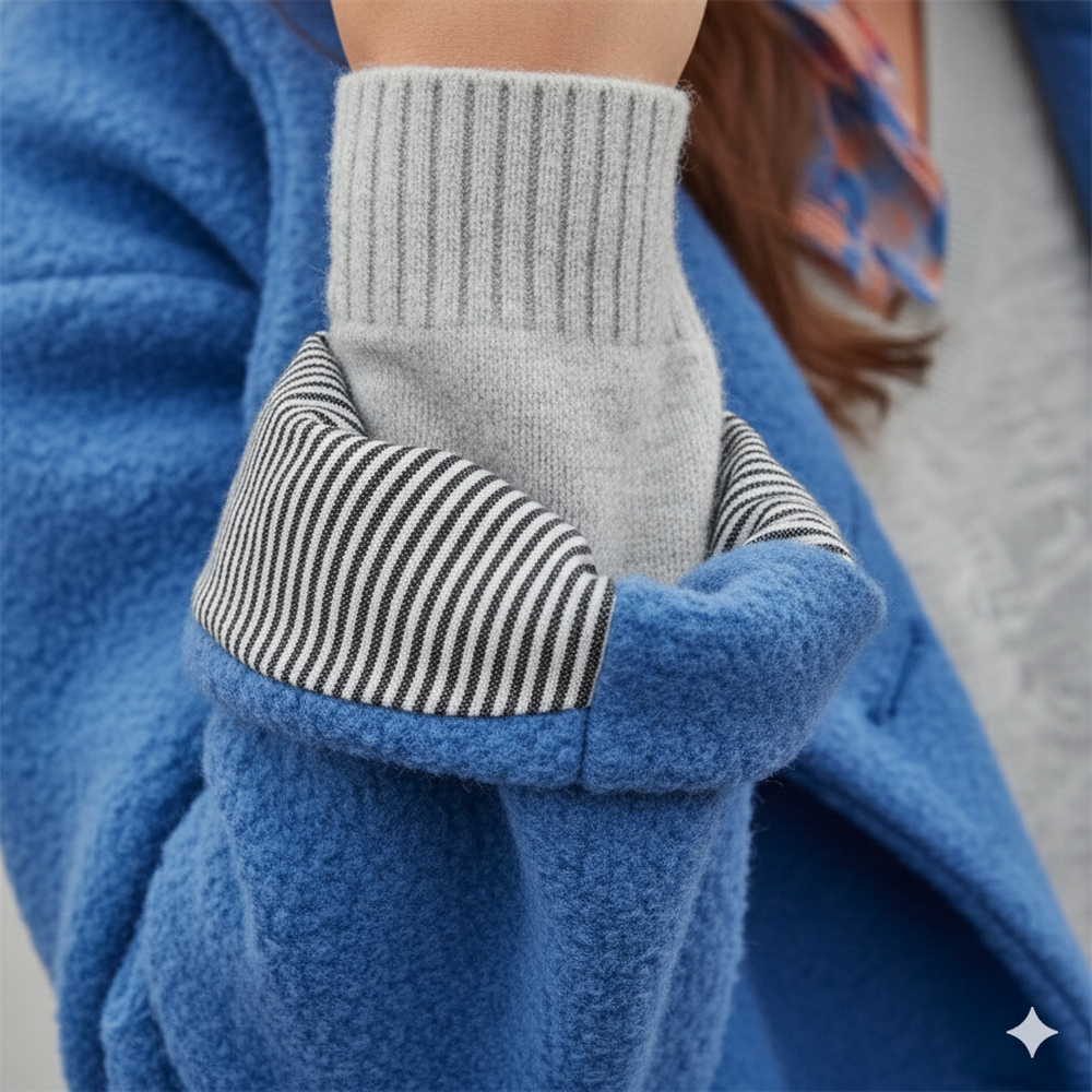 Warmer Damen Mantel aus Teddyfleece | Kuschelig & Elegant für Winter