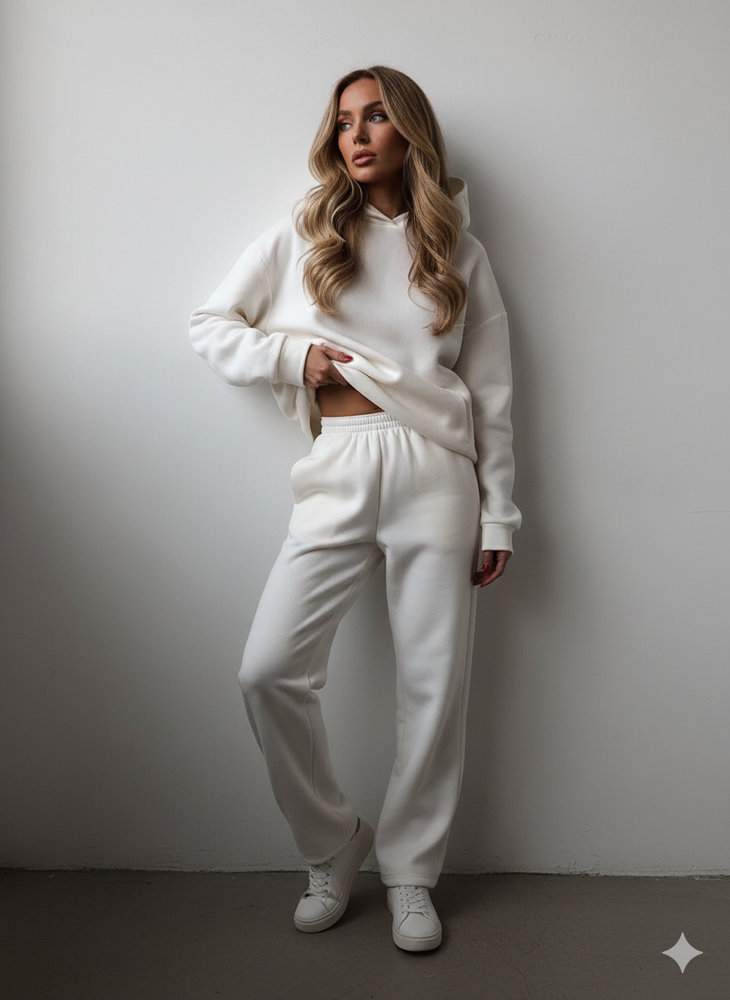 Warmer Damen Hoodie Zweiteiler | Bequem für Herbst & Winter