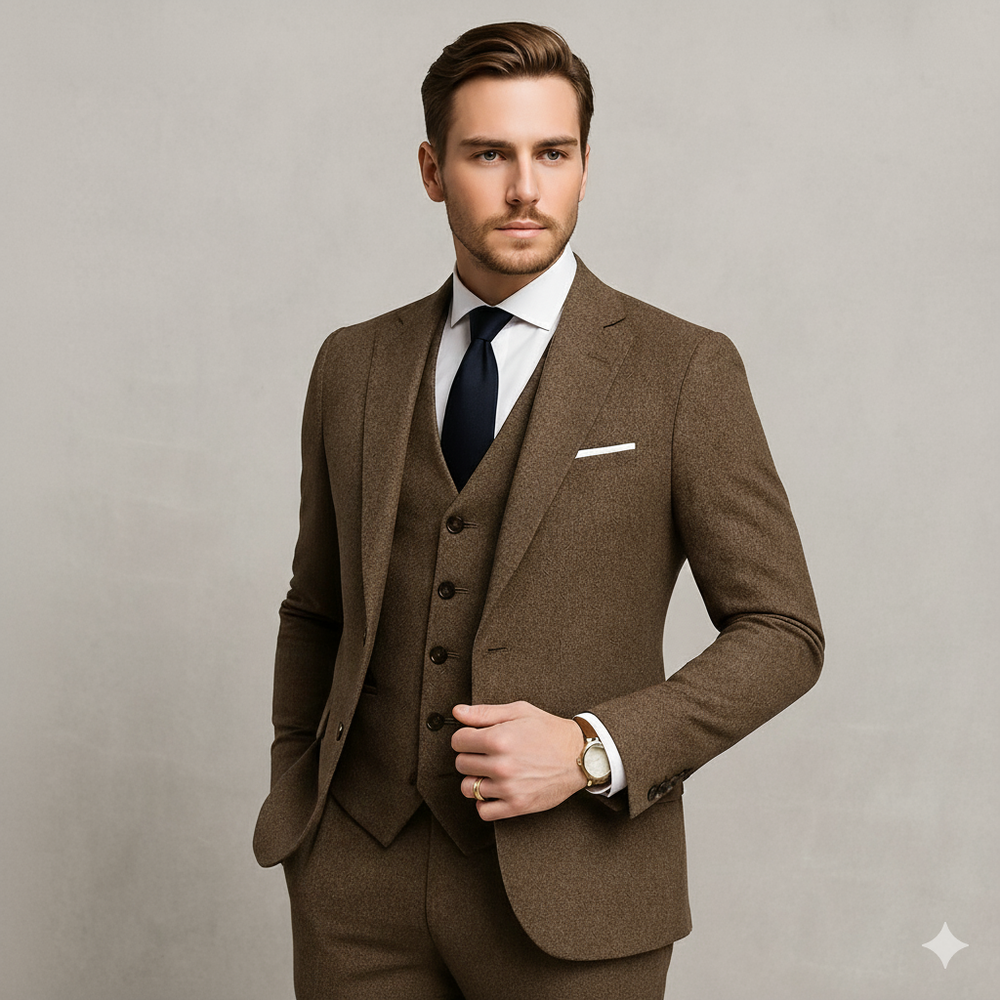 Herren Anzug 3-teilig Slim Fit | Business & Hochzeit
