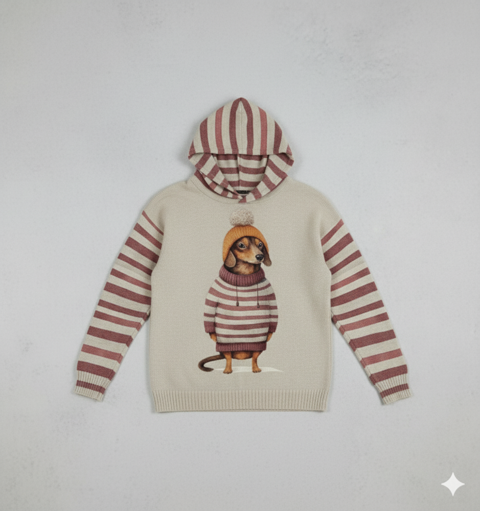 Weicher Damen Hoodie mit Tierprint