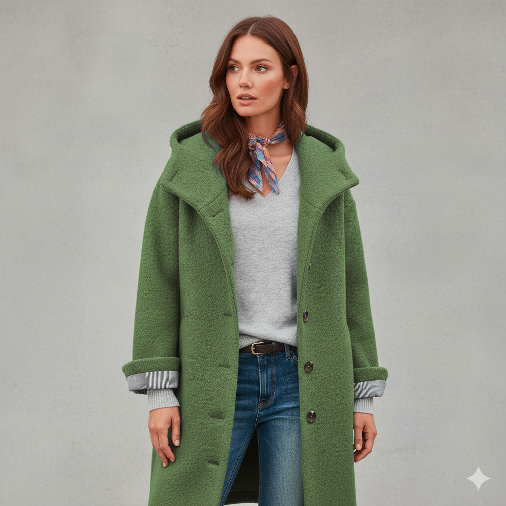 Warmer Damen Mantel aus Teddyfleece | Kuschelig & Elegant für Winter