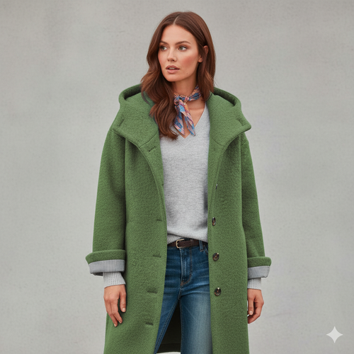 Warmer Damen Mantel aus Teddyfleece | Kuschelig & Elegant für Winter