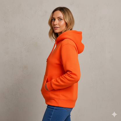 Warmer Damen Hoodie aus Fleece | Freizeit & Winter