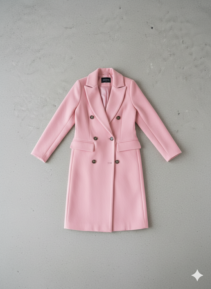 Damen Mantel mit Reverskragen | Doppelreihig & Elegant | Herbst/Winter
