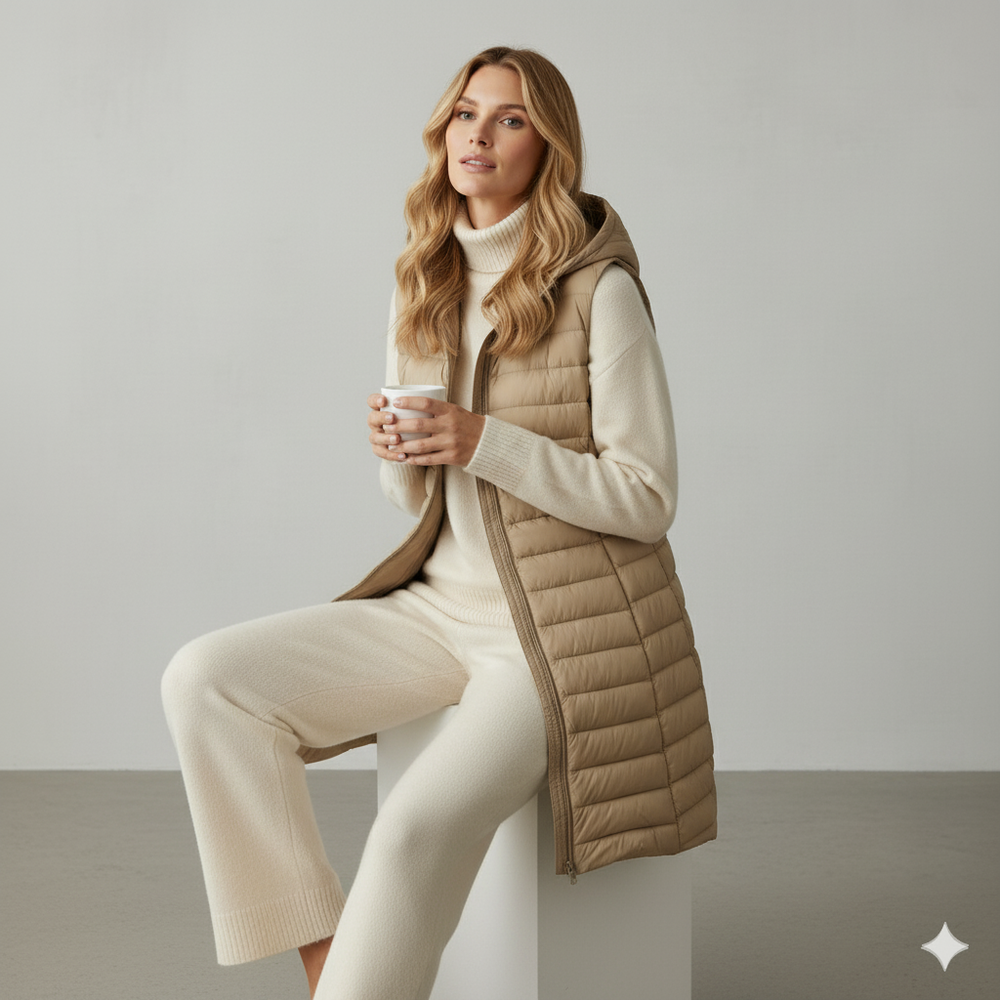 Damenweste mit Kapuze | Leicht & Warm für Herbst/Winter