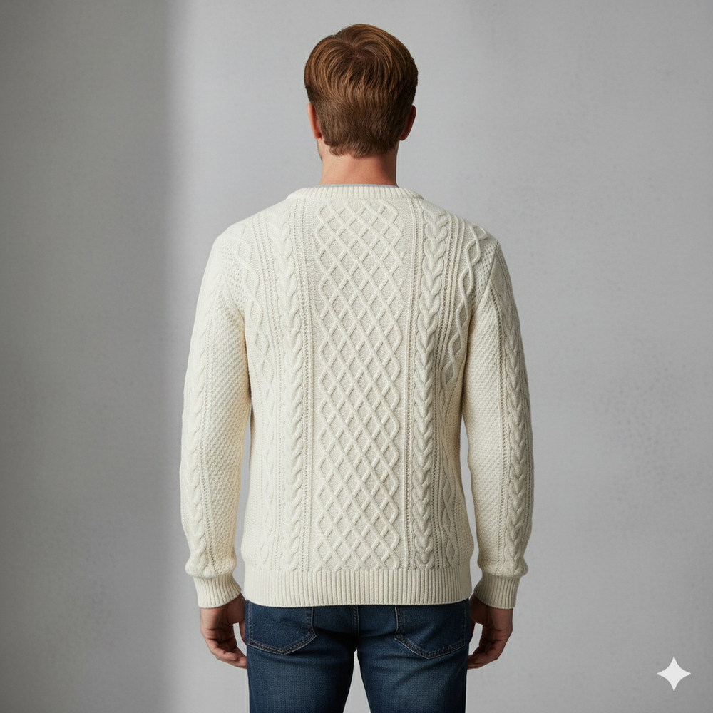 Herren Strickpullover mit Strukturmuster | Modern & Warm | Winter
