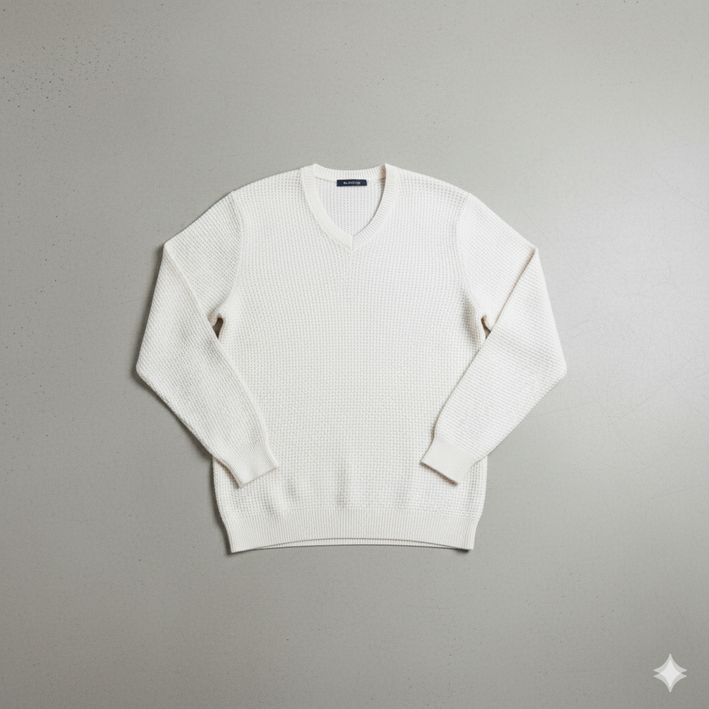 Lässiger Damen Strickpullover mit V-Ausschnitt | Freizeit | Herbst