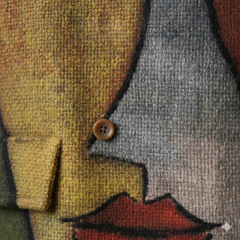 Damen Wollmantel mit Karomuster | Oversize & Warm | Winter