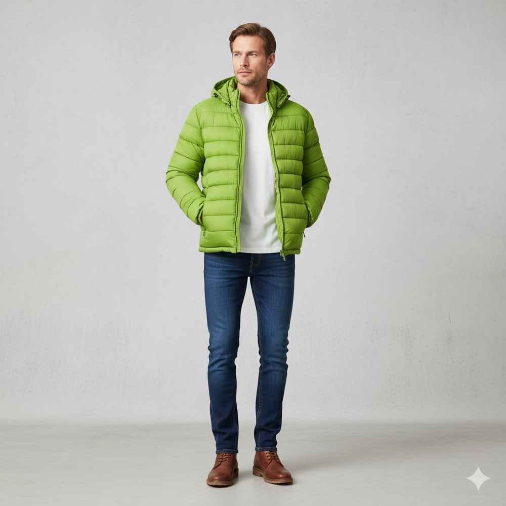 Leichte Herren Steppjacke | Herbst Winter Übergang
