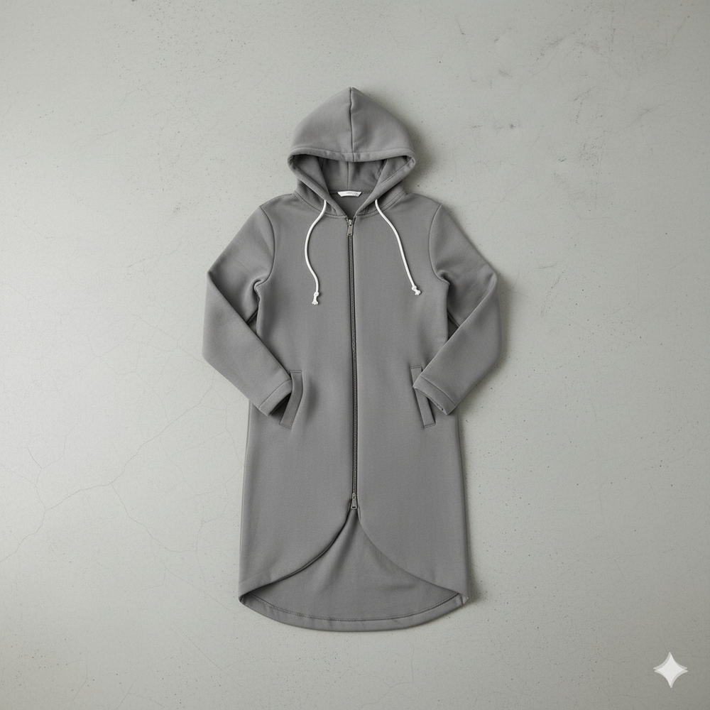 Damen Sweatjacke mit Kapuze & Reißverschluss | Herbst/Winter