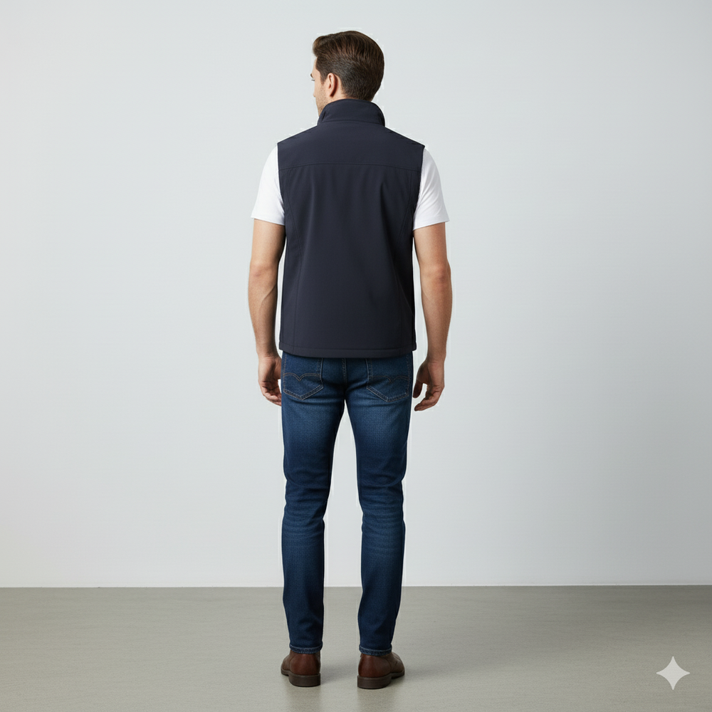 Herren Outdoor Weste mit Reißverschluss | Leicht & Atmungsaktiv