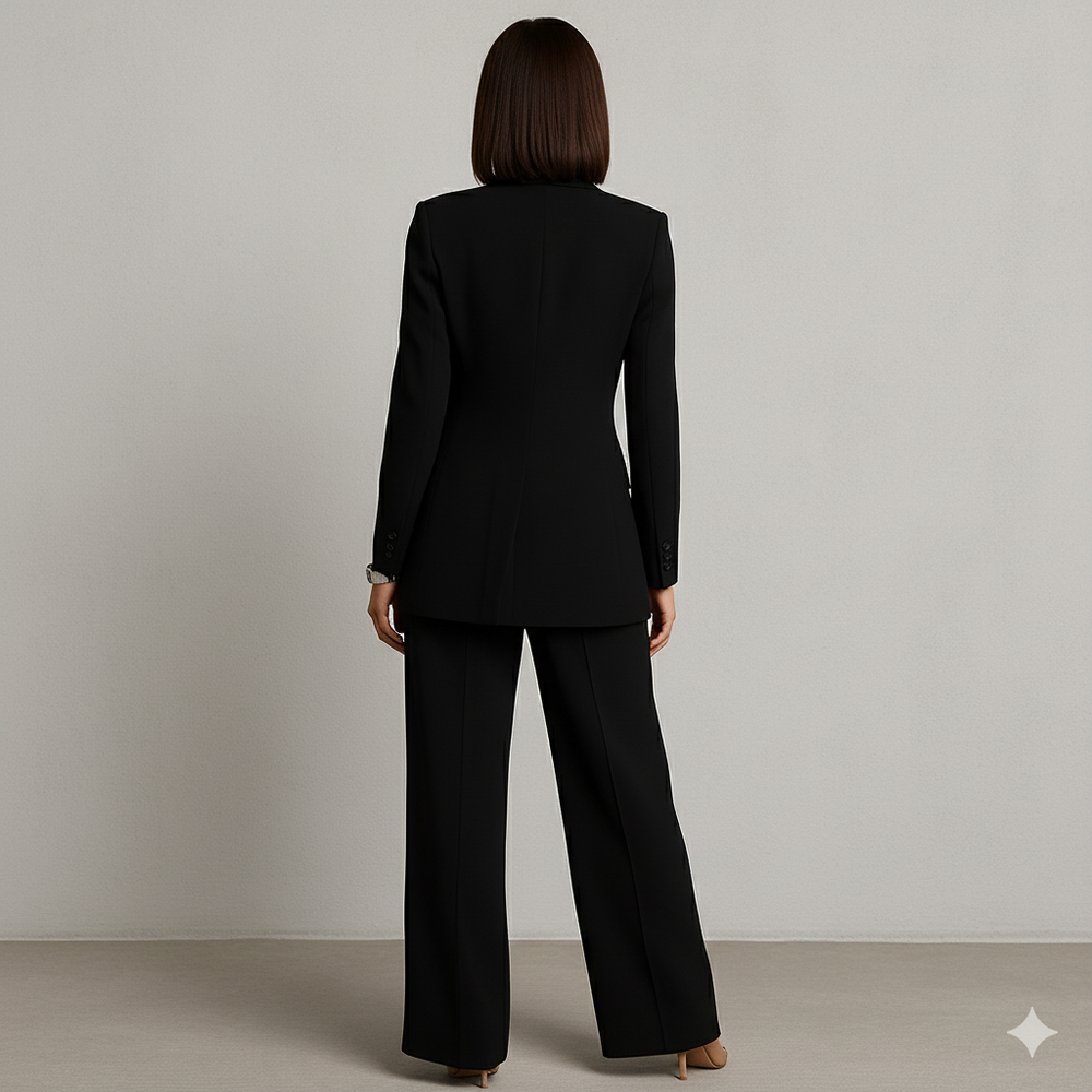 Elegantes Damen Anzugset | Blazer & Hose | Slim Fit Business