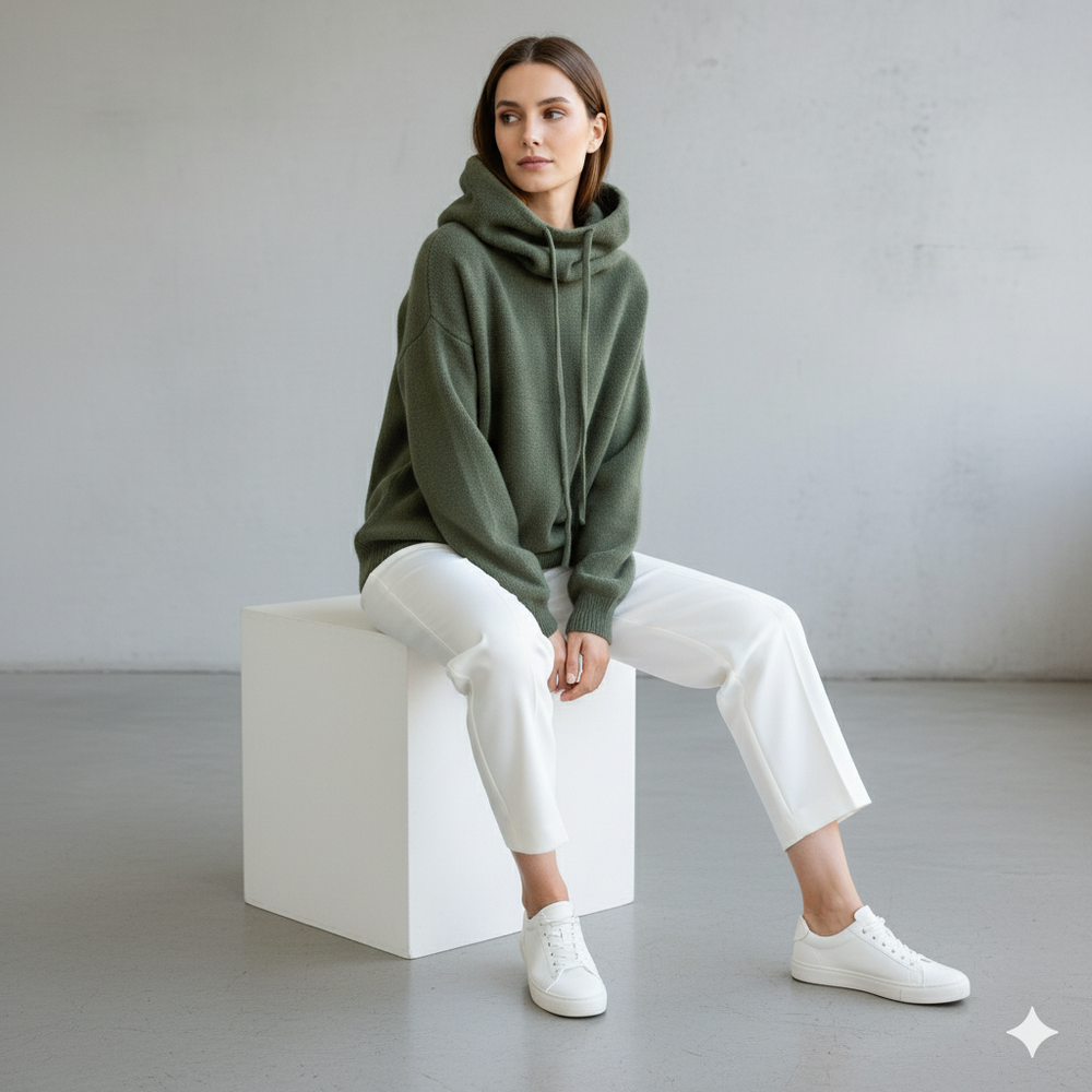 Weicher Damen Kapuzenpullover