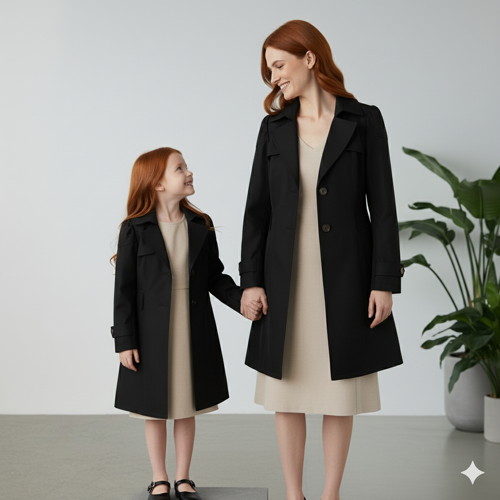 Damen Trenchcoat mit schmalem Schnitt | Mittellang & Elegant