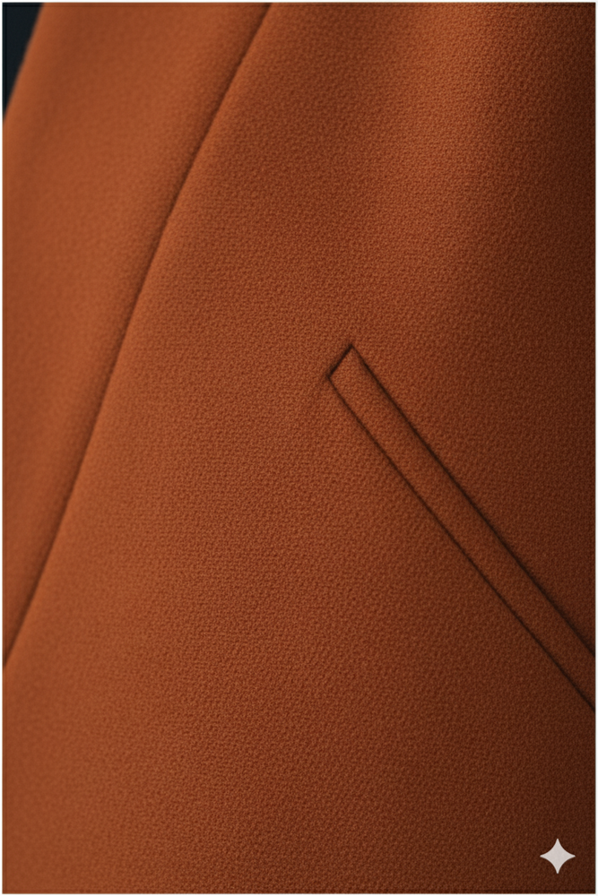 Damen Wollmantel mit Stehkragen | Schmaler Schnitt & Elegant | Herbst/Winter