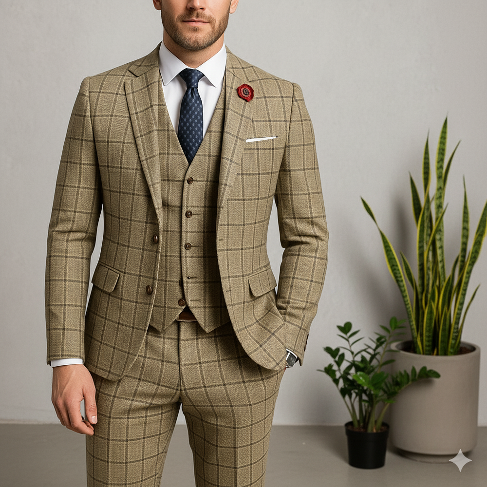 Herren Anzug 3-teilig Slim Fit | Elegant & Festlich