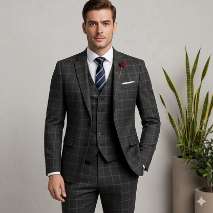 Herren Anzug 3-teilig Slim Fit | Elegant & Festlich