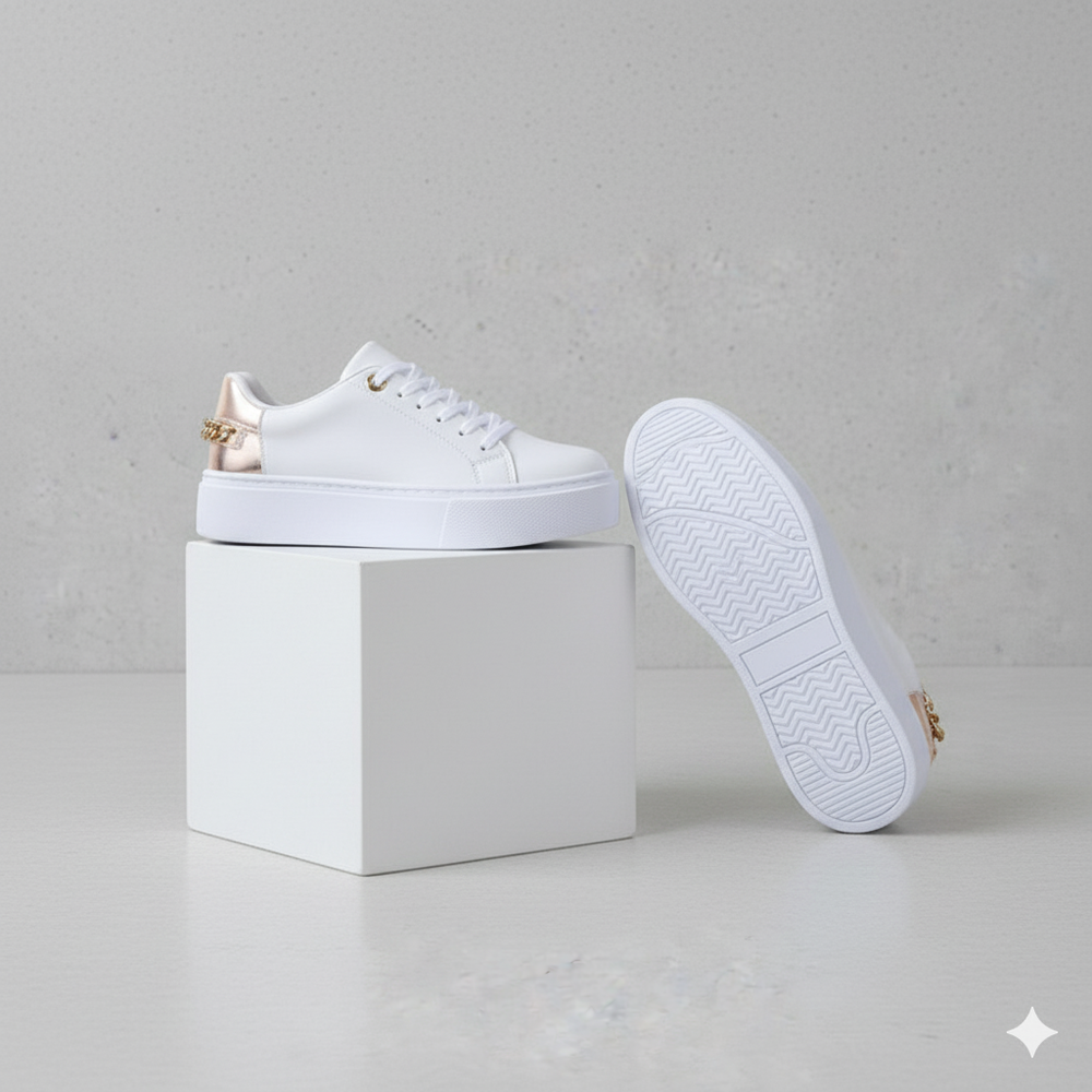 Damen Sneaker mit Plateau Sohle | Elegant & Bequem