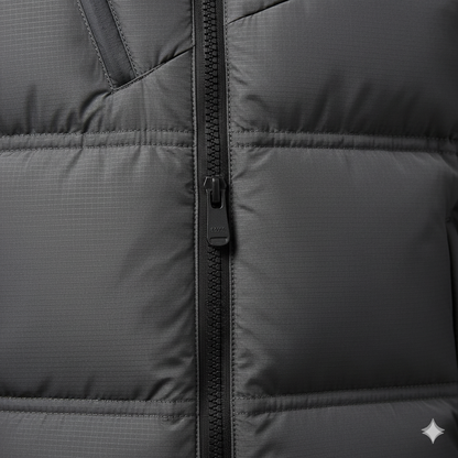 Warmer Herren Daunenmantel mit Kapuze | Winter & Freizeit