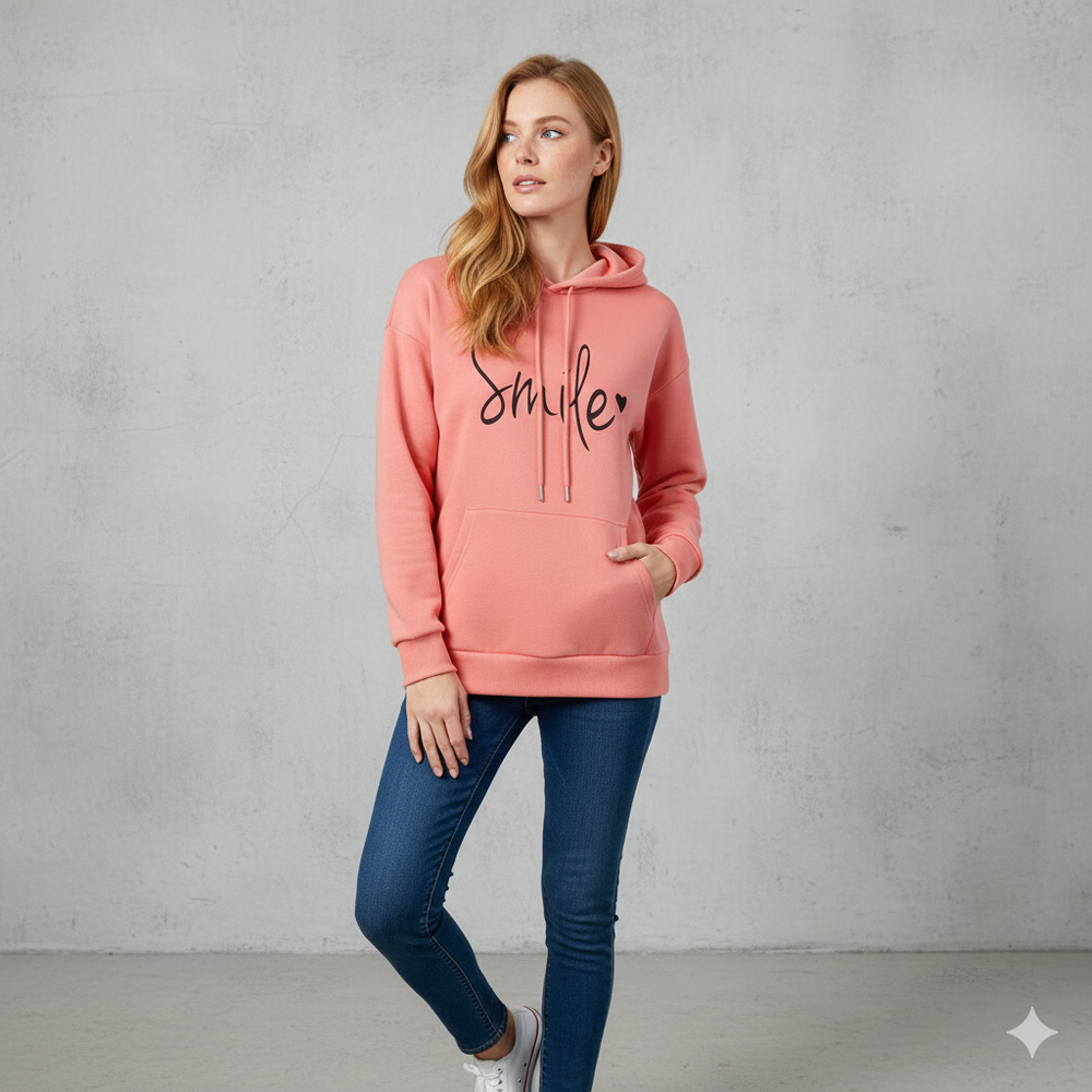 Bequemer Damen Hoodie mit Motiv
