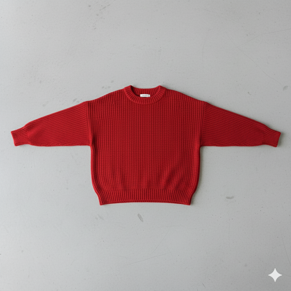 Locker gestrickter Damenpullover | Oversize & Freizeit