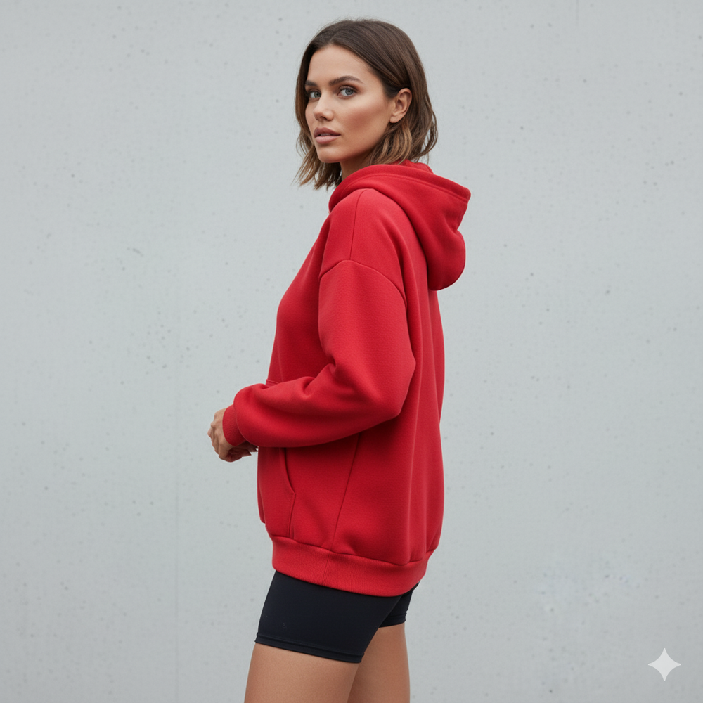 Moderner Damen Hoodie mit Statement