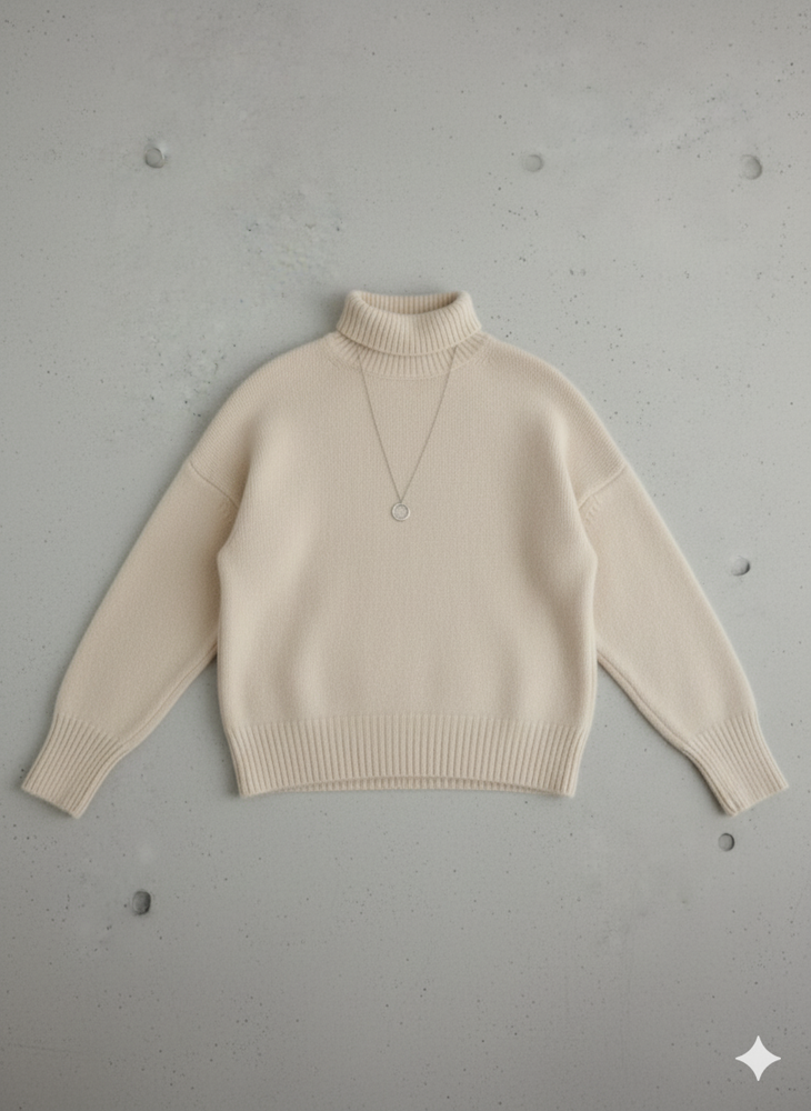 Kuscheliger Damen Rollkragenpullover | Herbst Winter