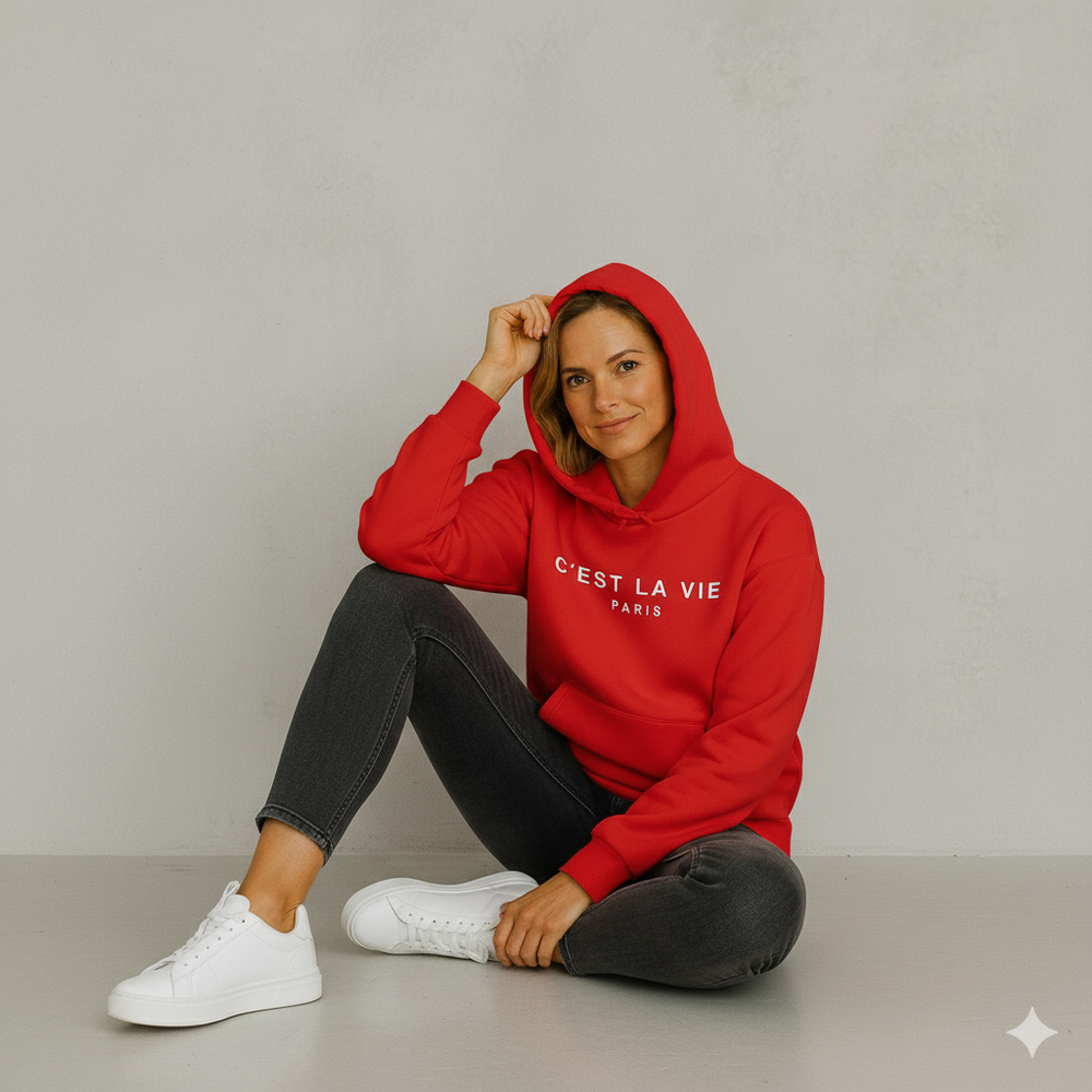 Damen Hoodie mit Print | Lässig & Bequem