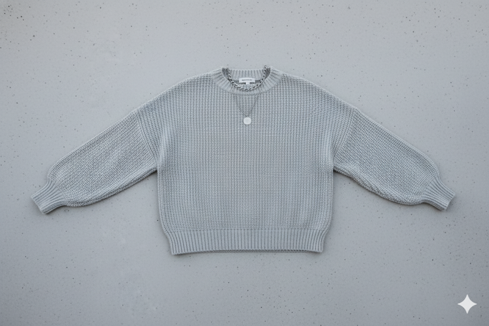 Locker gestrickter Damenpullover | Oversize & Freizeit