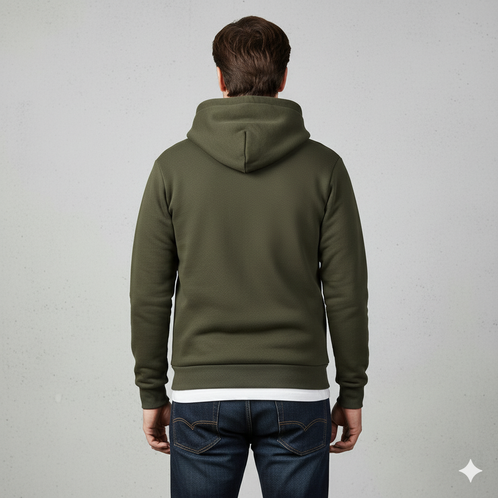 Herren Hoodie mit Reißverschluss | Warm & Bequem | Winter
