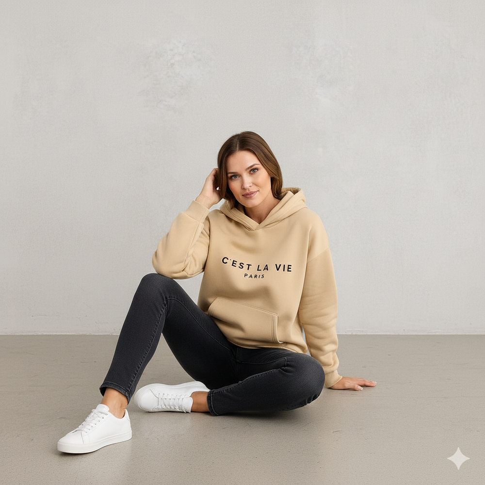 Damen Hoodie mit Print | Lässig & Bequem