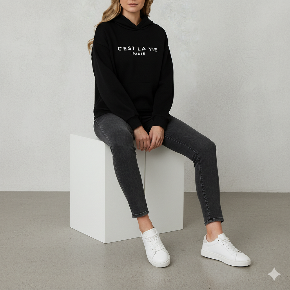 Damen Hoodie mit Print | Lässig & Bequem