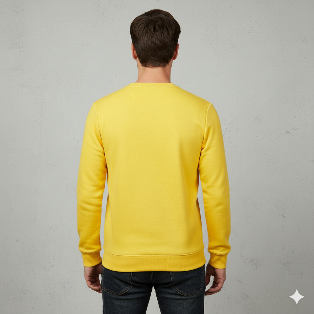 Herren Sweatshirt mit Rundhalsausschnitt