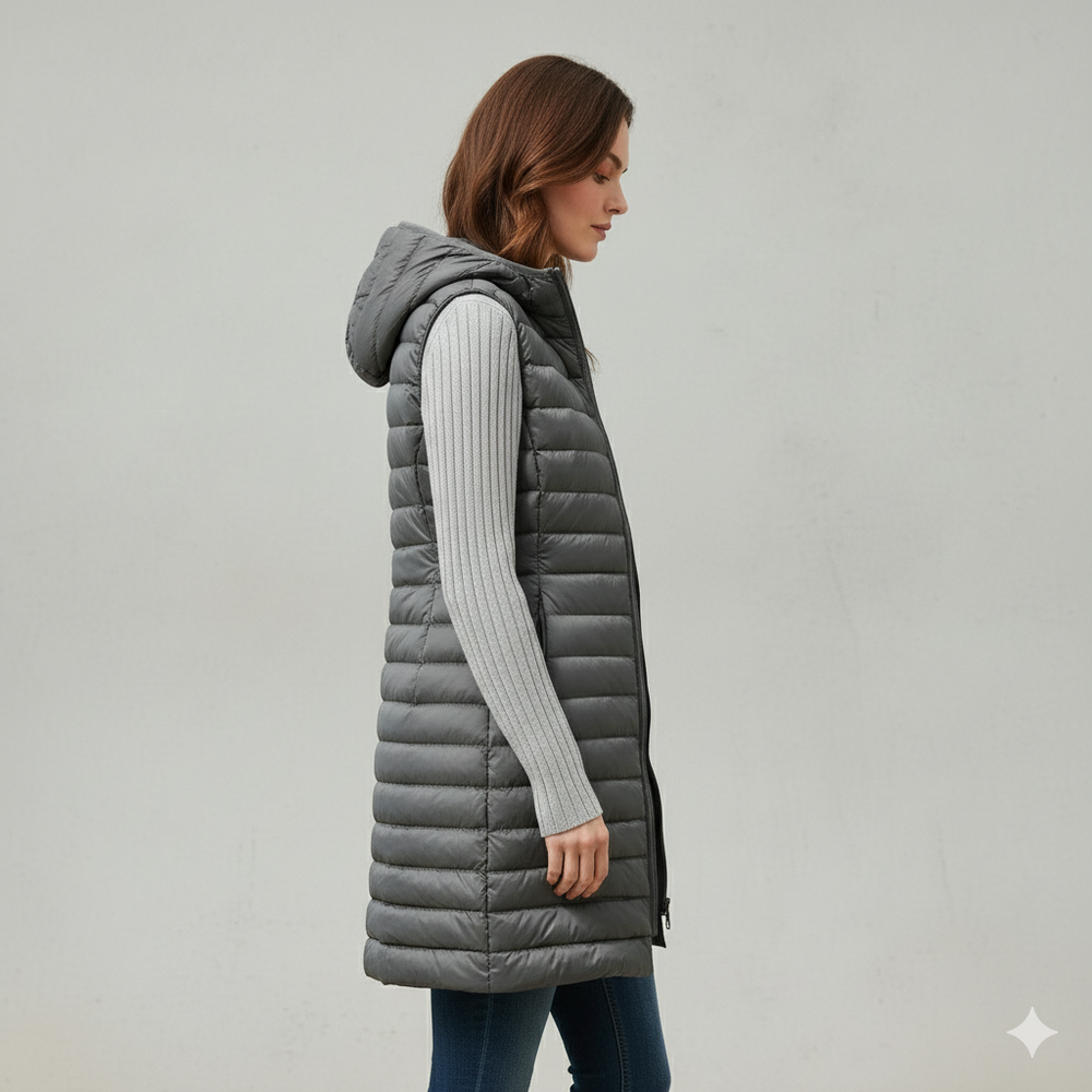 Damenweste mit Kapuze | Leicht & Warm für Herbst/Winter