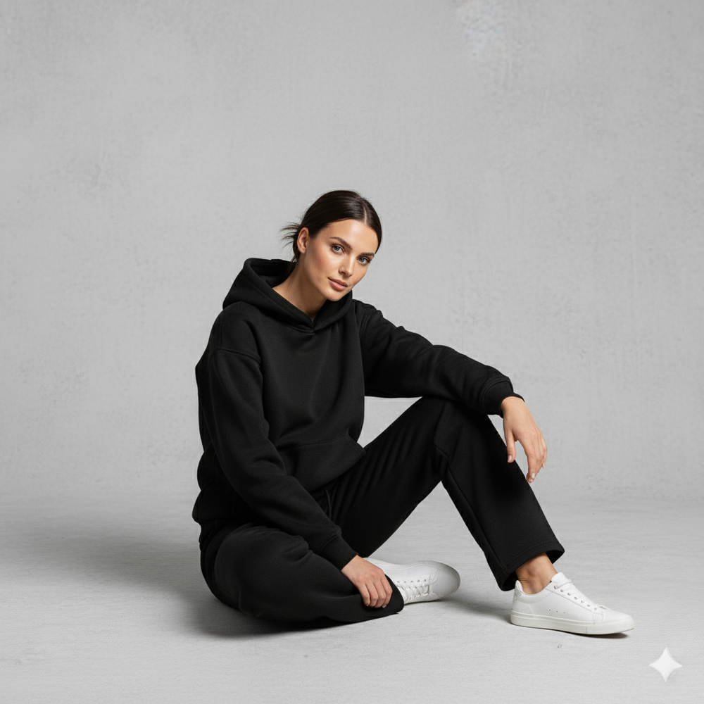 Kuscheliges Damen Set mit Hoodie & Hose