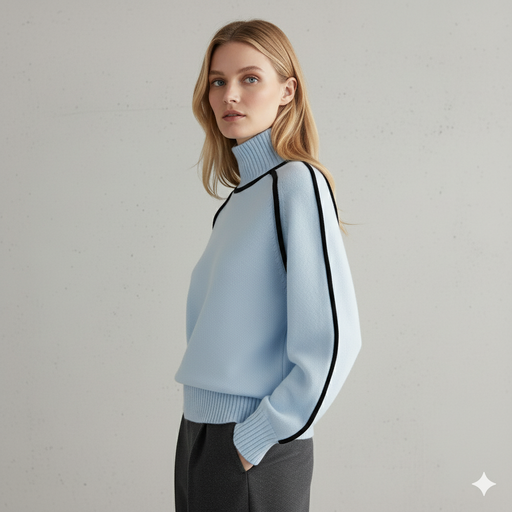 Damenpullover mit Stehkragen | Locker & Modern für Herbst/Winter