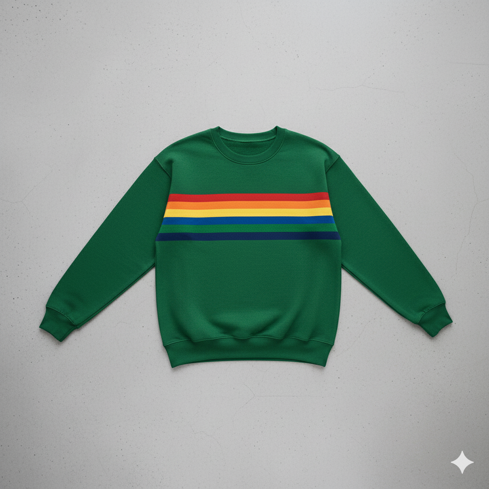 Damen Pullover mit Rundhalsausschnitt | Gestreift & Freizeit