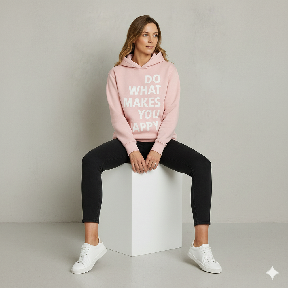 Lässiger Damen Hoodie mit Statement-Print | Freizeit & Winter