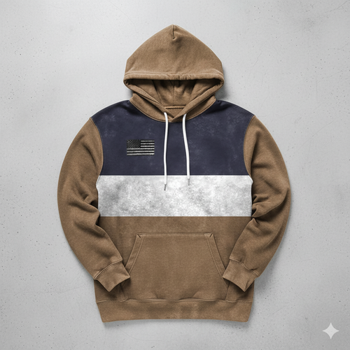 Herren Hoodie mit Muster | Lässig & Warm | Herbst/Winter