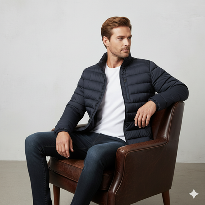 Leichte Herren Steppjacke | Herbst Winter Übergang