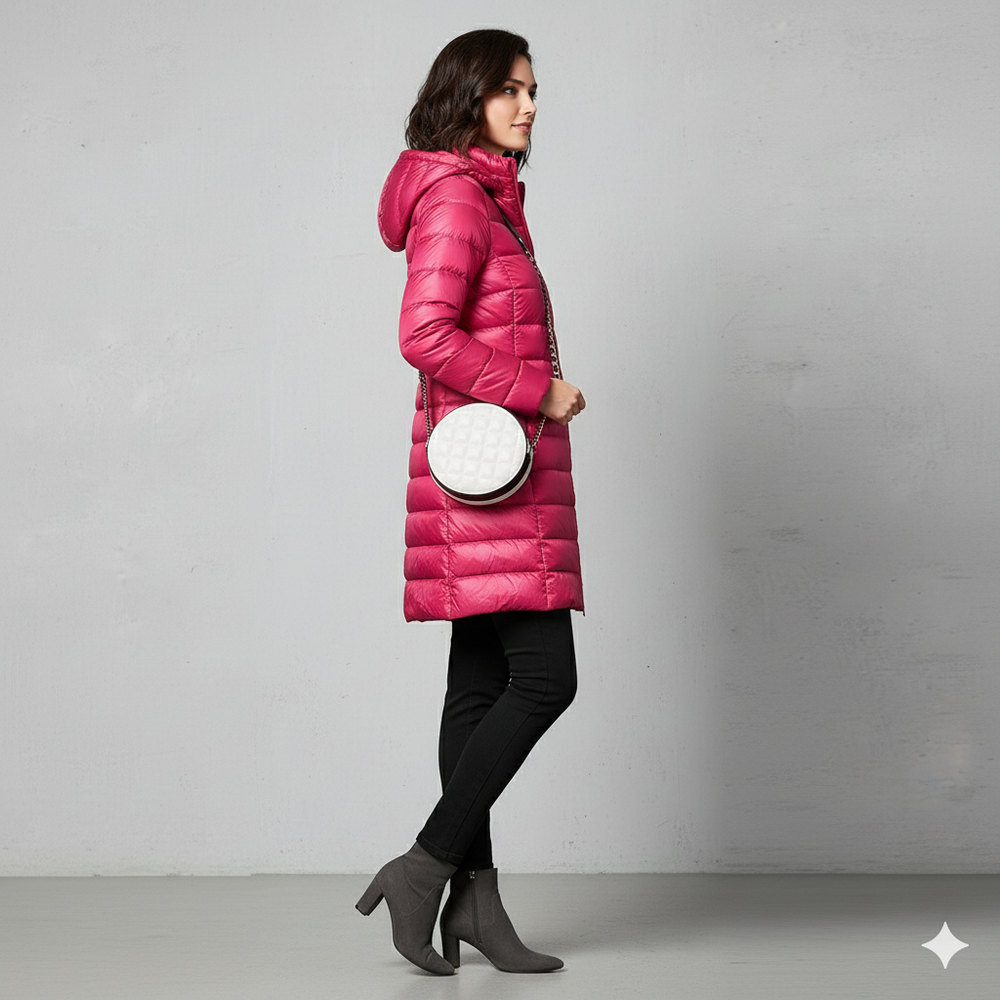 Damen Daunenjacke mit Kapuze | Leicht & Warm | Winter