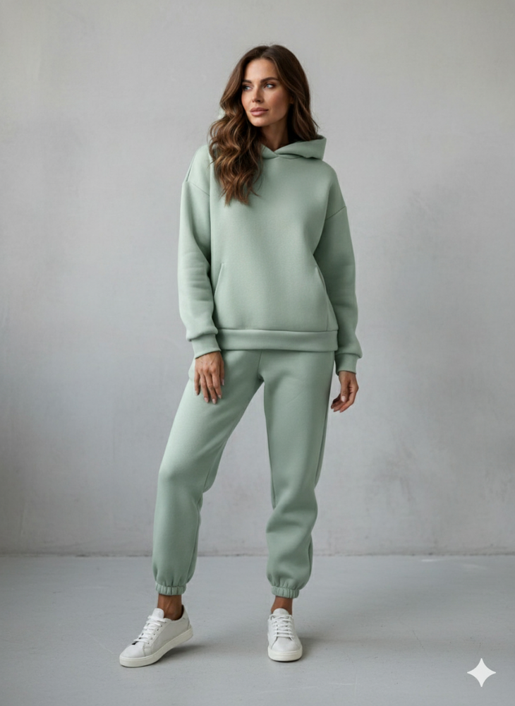 Warmer Damen Hoodie Zweiteiler | Bequem für Herbst & Winter