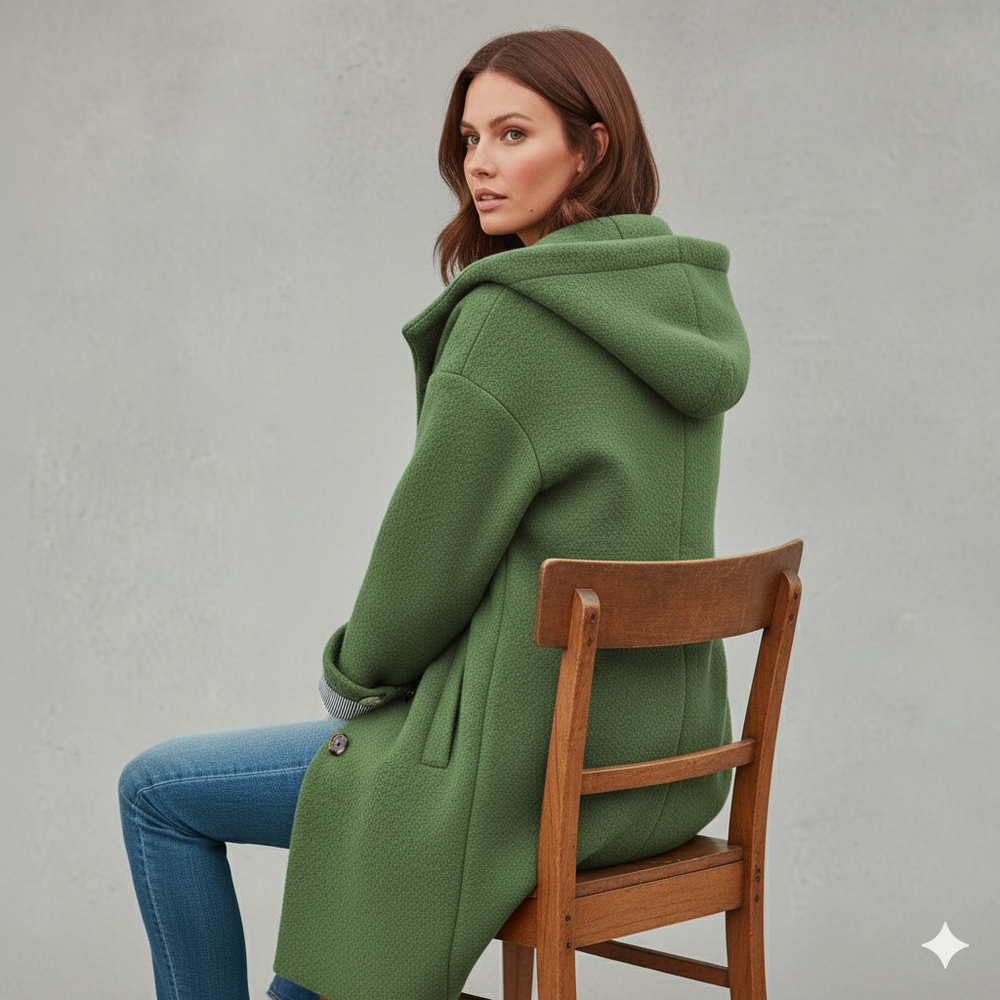 Warmer Damen Mantel aus Teddyfleece | Kuschelig & Elegant für Winter