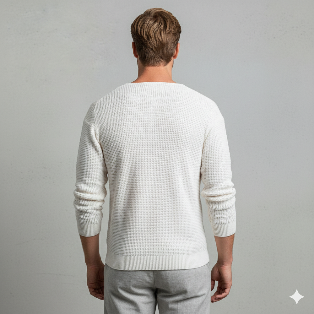 Lässiger Damen Strickpullover mit V-Ausschnitt | Freizeit | Herbst